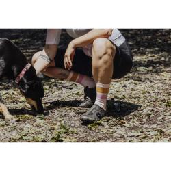 Force Ponožky STRIPE dlouhé růžové