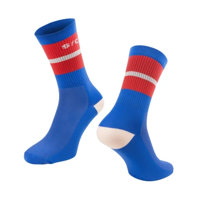 Force Ponožky STRIPE dlouhé modré