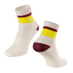 Force Ponožky STRIPE krátké krém-žluté Force Ponožky STRIPE krátké krém-žluté