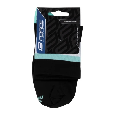 Force Ponožky STRIPE černé krátké