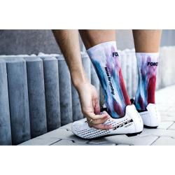 Force Ponožky SUBLIME modro-červené