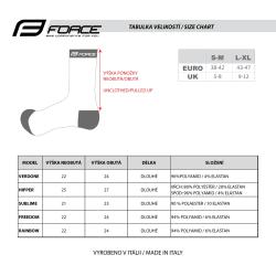 Force Ponožky SUBLIME modro-červené