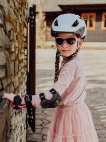 Force AKITA bílá dětská cyklopřilba