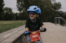 Force AKITA modrá detská cyklistická prilba