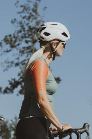 Force ALVARO bílá cyklistická přilba