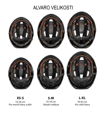 Force ALVARO černá cyklistická přilba
