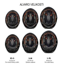 Force ALVARO AERO bílá cyklistická přilba