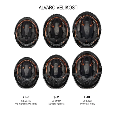 Force ALVARO AERO bílá cyklistická přilba