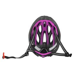 Force BULL bílo-růžová dámská cyklistická přilba