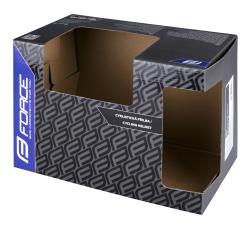 Force BULL HUE černá-šedá cyklistická přilba