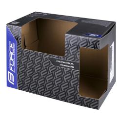 Force BULL HUE černo-modrá cyklistická přilba