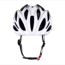 Force BULL HUE bílo-černá cyklistická přilba