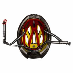 Force BULL HUE MIPS černo-červená cyklistická přilba