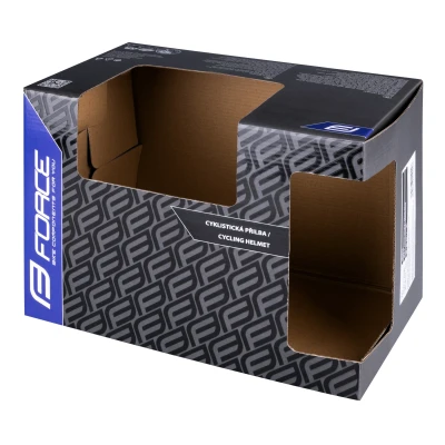 Force BULL HUE MIPS černo-šedá cyklistická přilba