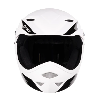 Force DOWNHILL junior prilba - biela matná S - M
