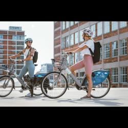 Force DOWNTOWN ružová dámska cyklistická prilba