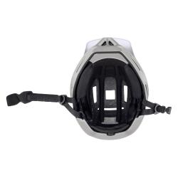 Force DROP bílo-šedá downhill přilba