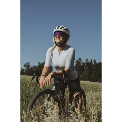 Force FALCON bílá cyklistická přilba
