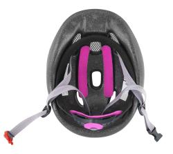 Force FUN ANIMALS dětská fluo-růžová cyklistická přilba