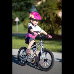 Force FUN ANIMALS dětská fluo-růžová cyklistická přilba