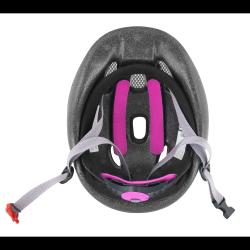 Force FUN PLANETS růžovo-bílá dětská cyklistická přilba