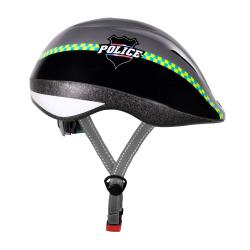 Force FUN POLICE černo-bílá 2019 dětská cyklistická přilba