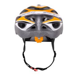 Force HAL černo-oranžovo-bílá cyklistická přilba