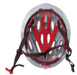 Force HAL černo-červeno-bílá cyklistická přilba