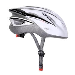 Force HAL bílo-černá cyklistická přilba