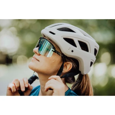 Force IBEX MTB béžová cyklistická přilba