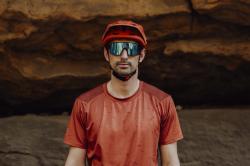 Force IBEX MTB oranžová cyklistická přilba