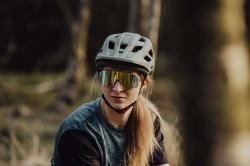 Force IBEX MTB zelená cyklistická přilbaá