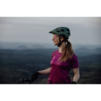 Force IBEX MTB zelená cyklistická přilbaá
