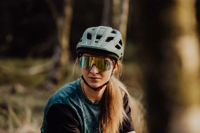 Force IBEX MTB zelená cyklistická přilbaá