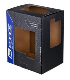 Force LARK ružovo-biela detská cyklistická prilba