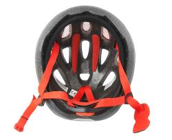 Force LARK černo-červeno-bílá dětská cyklistická přilba