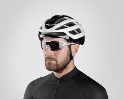 Force LYNX bílo-černá cyklistická přilba