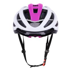 Force LYNX bílo-růžová dámská cyklistická přilba