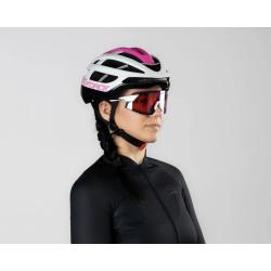 Force LYNX bílo-růžová dámská cyklistická přilba