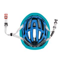 Force LYNX bílo-tyrkysová cyklistická přilba