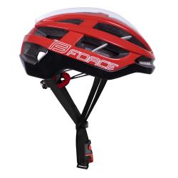 Force LYNX čierno-červeno-biela cyklistická prilba