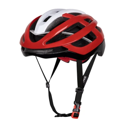 Force LYNX černo-červeno-bílá cyklistická přilba