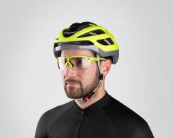 Force LYNX fluo-šedá cyklistická přilba