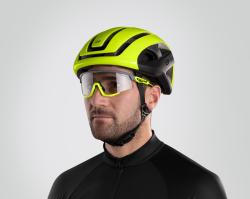 Force NEO, fluo-modrá cyklistická přilba