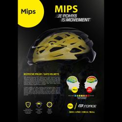 Force NEO MIPS fluo-černá cyklistická přilba