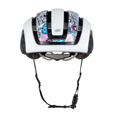 Force NEO VIVID bílo-černá cyklistická přilba