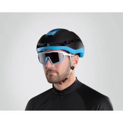 Force ORCA čierna mat-modrá cyklistická prilba