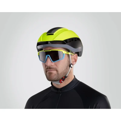 Force ORCA fluo mat-šedá cyklistická přilba