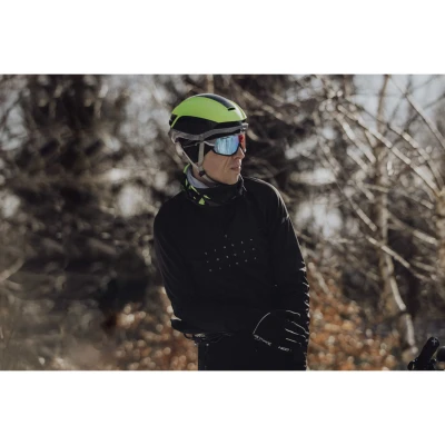 Force ORCA fluo mat-šedá cyklistická přilba