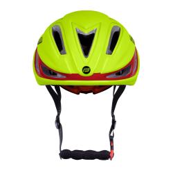 Force REX fluo-červená cyklistická přilba